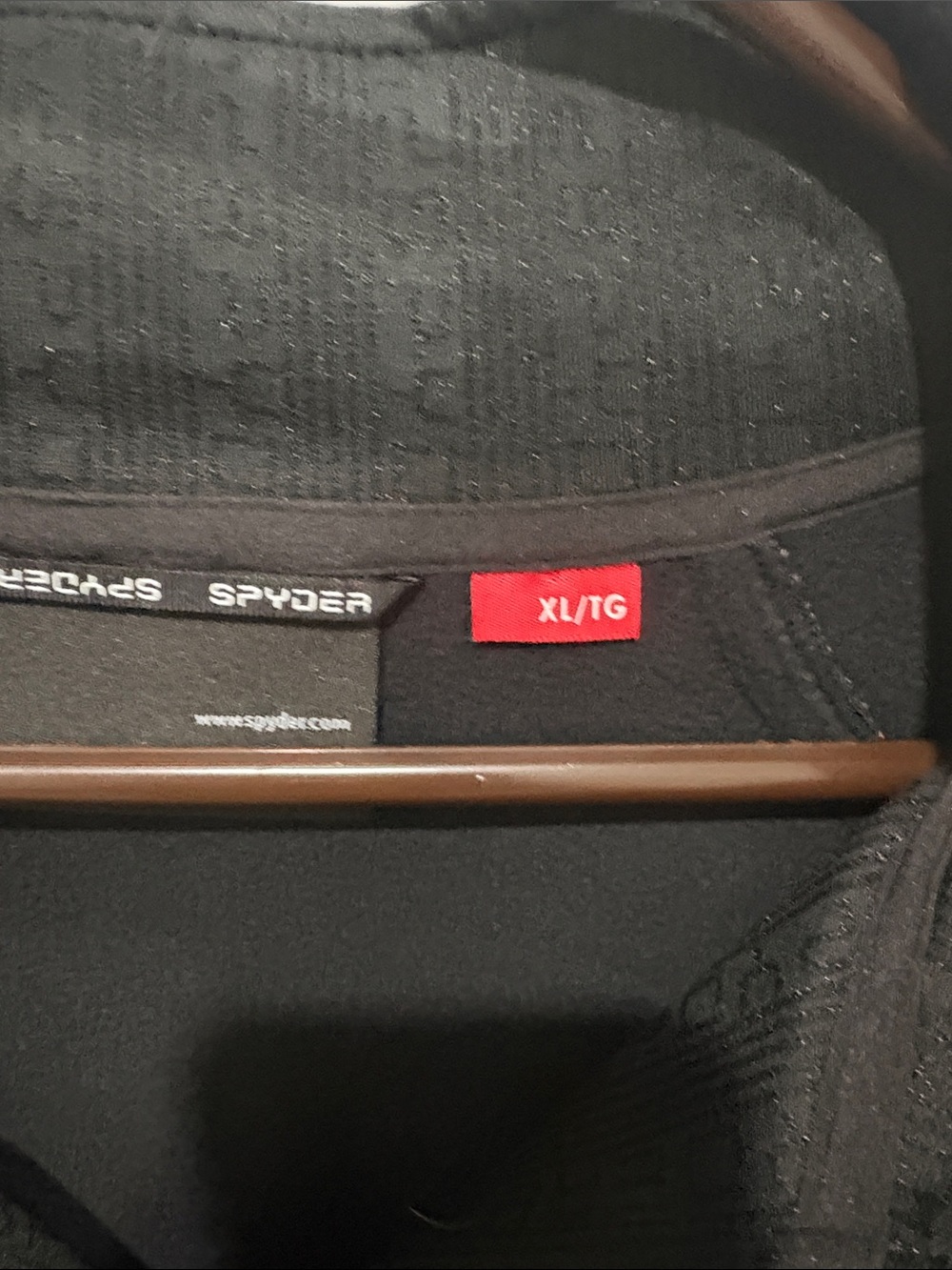 Spyder Grey & Black full-Zip Pullover - Picture 2 of 3